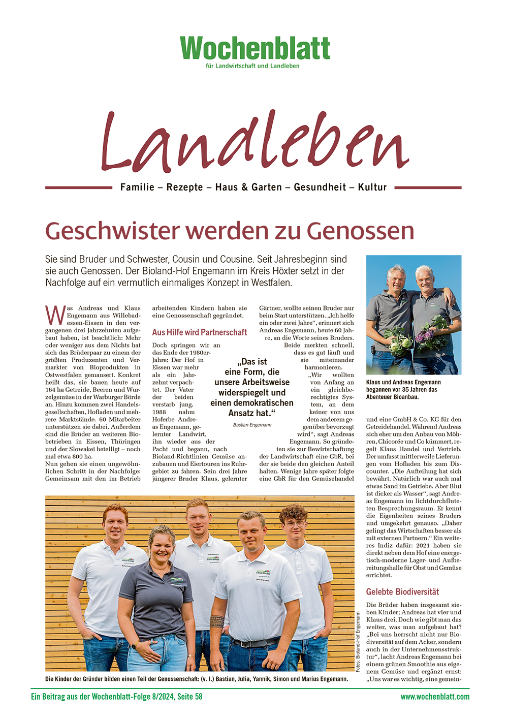 Beitrag Wochenblatt 1